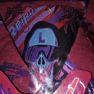 Retro Rifle "Deathwave" Large Men's Button Down Shirt NWT